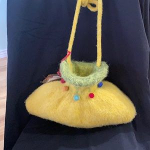 Handmade woven original Jill Sanders unique purse!